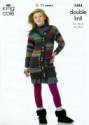 King Cole Children's Tunic & Cardigan Riot DK Knitting Pattern 3484