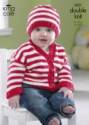 King Cole Baby Cardigans & Hat Cottonsoft DK Knitting Pattern 3511