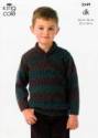 King Cole Children's Sweater & Slipover Melody DK Knitting Pattern 3549