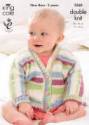 King Cole Baby Dolman Cardigans & Booties Comfort Prints DK Knitting Pattern 3560