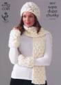 King Cole Scarves, Hat, Wrap & Warmers Supa Dupa Extra Chunky Knitting Pattern 3617