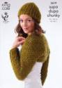 King Cole Shrugs & Accessories Supa Dupa Extra Chunky Knitting Pattern 3619