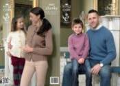 King Cole Family Cardigan & Sweater Merino Chunky Knitting Pattern 3662