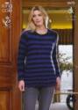 King Cole Ladies/Girls Hoodie & Sweater Galaxy DK Knitting Pattern 3673