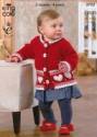 King Cole Baby Jacket, Cardigan & Sweater Comfort Aran Knitting Pattern 3722