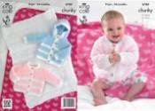 King Cole Baby Cuddles Chunky Jackets & Blanket Knitting Pattern 3789