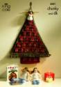 King Cole Christmas Advent Tree and Angels Knitting Pattern 8001