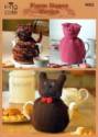 King Cole Cat, Pig and Dog Knitted Cosies Merino DK Knitting Pattern 9002