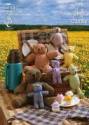 King Cole Teddy's Bears Picnic Knitted Toys DK & Chunky Knitting Pattern 9008