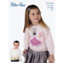 Peter Pan Baby/Children's DK Bunny Motif Sweater Knitting Pattern 1164