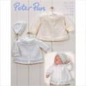 Peter Pan Baby/Children's DK Cardigans & Hat Knitting Pattern 1177