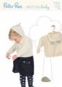 Peter Pan Baby/Children's Merino Hoodies Knitting Pattern 1181
