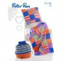 Peter Pan Baby/Children's DK Patchwork Blanket Knitting Pattern 1188