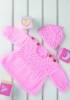Stylecraft Special Baby Aran Smock & Hat Knitting Pattern 8360