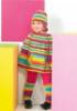 Stylecraft Merry Go Round DK Cape, Leg Warmers & Helmet Knitting Pattern 8741