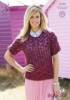 Stylecraft Ladies Tops Knitting Pattern 9123  Lace