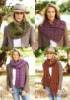 Stylecraft Ladies Scarves & Cowls Knitting Pattern 9127  Super Chunky