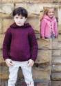 Hayfield Chunky Children's Sweater & JacketÂ  Knitting Pattern 2414