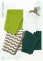 Hayfield Baby Chunky 4 Blankets Knitting Pattern 4401