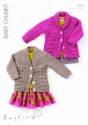 Hayfield Baby Chunky Cardigans Knitting Pattern 4406