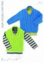 Hayfield Baby DK Sweater & Tank Top Knitting Pattern 4413