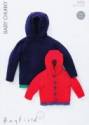Hayfield Baby Chunky Children's Jacket & Sweater Knitting Pattern 4452