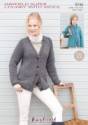 Hayfield Super Chunky With Wool Ladies Cardigan Knitting Pattern 9746