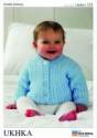 UK Hand Knit Association Baby Cardigan DK Knitting Pattern UKHKA121