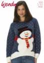 Wendy Aran Christmas Sweater Knitting Pattern 5593